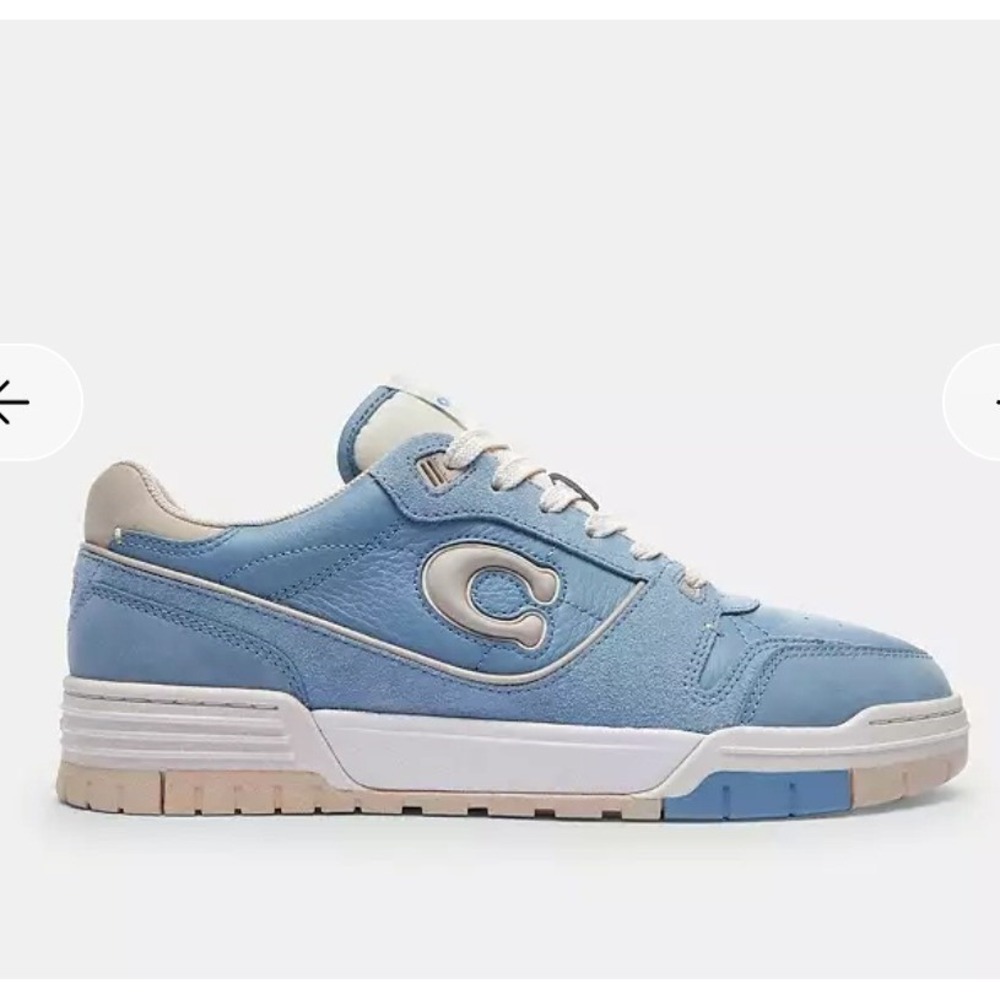 Coach Soho  Sneakers Womens Size‎ 9 Bluebell Leather Suede Low TopSOLD